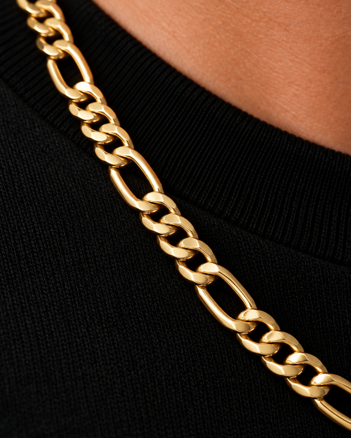 FIGARO CHAIN - 4MM GOLD