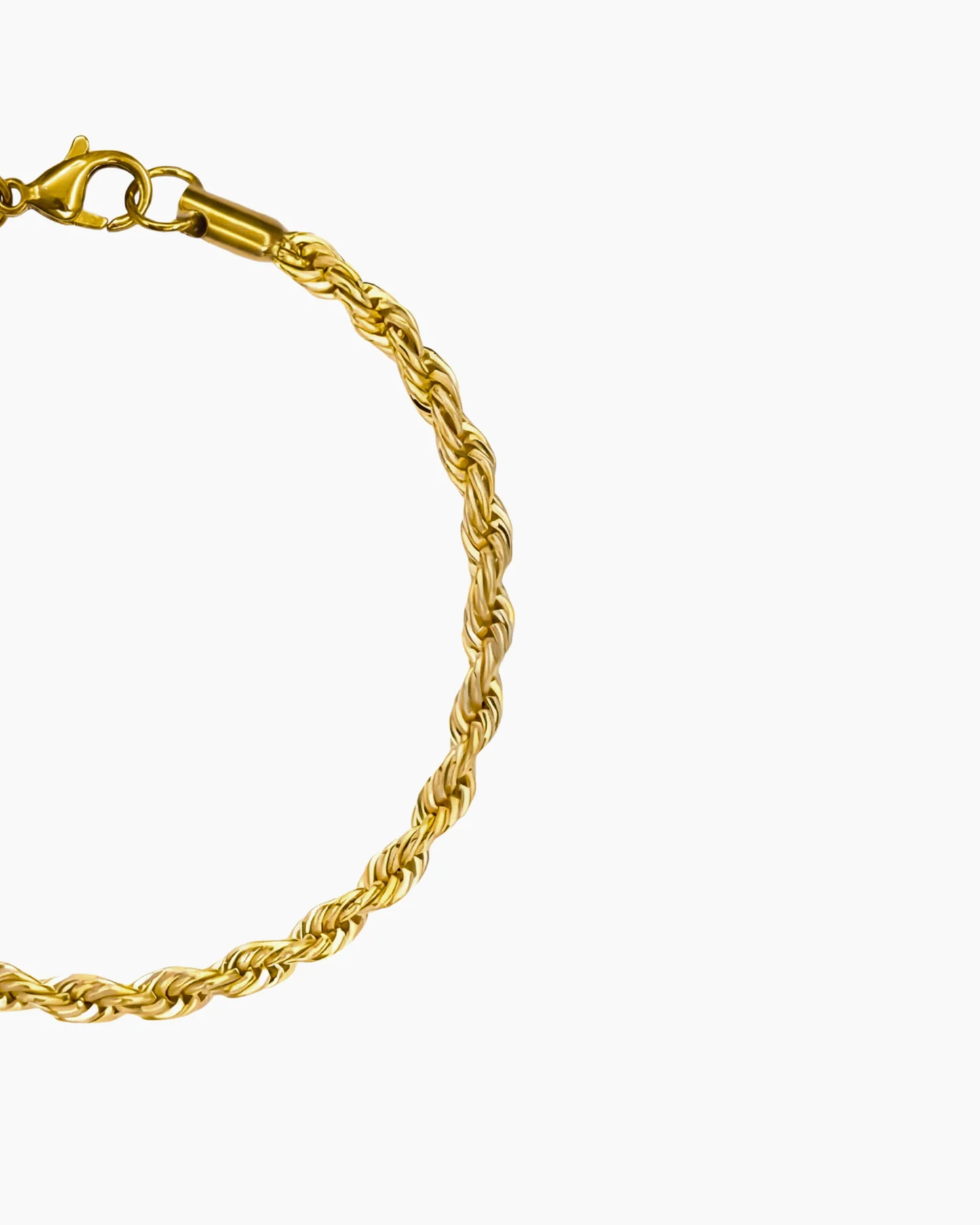 CLEAN ROPE BRACELET - 3MM GOLD