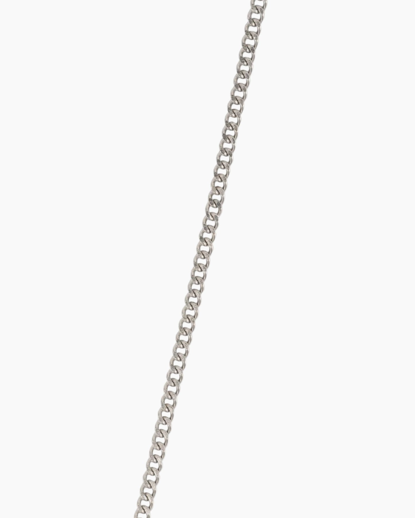 Silver cross chain details image