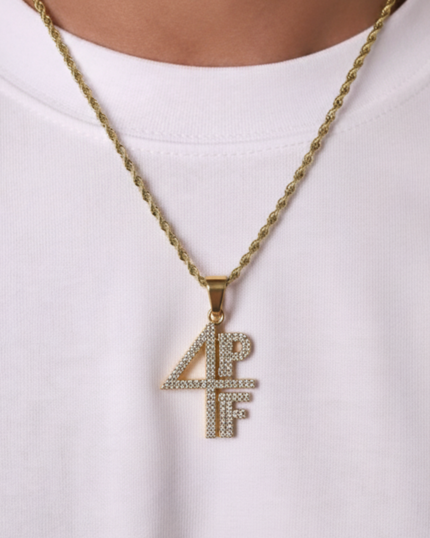 4PF KETTING - 18K GOUD