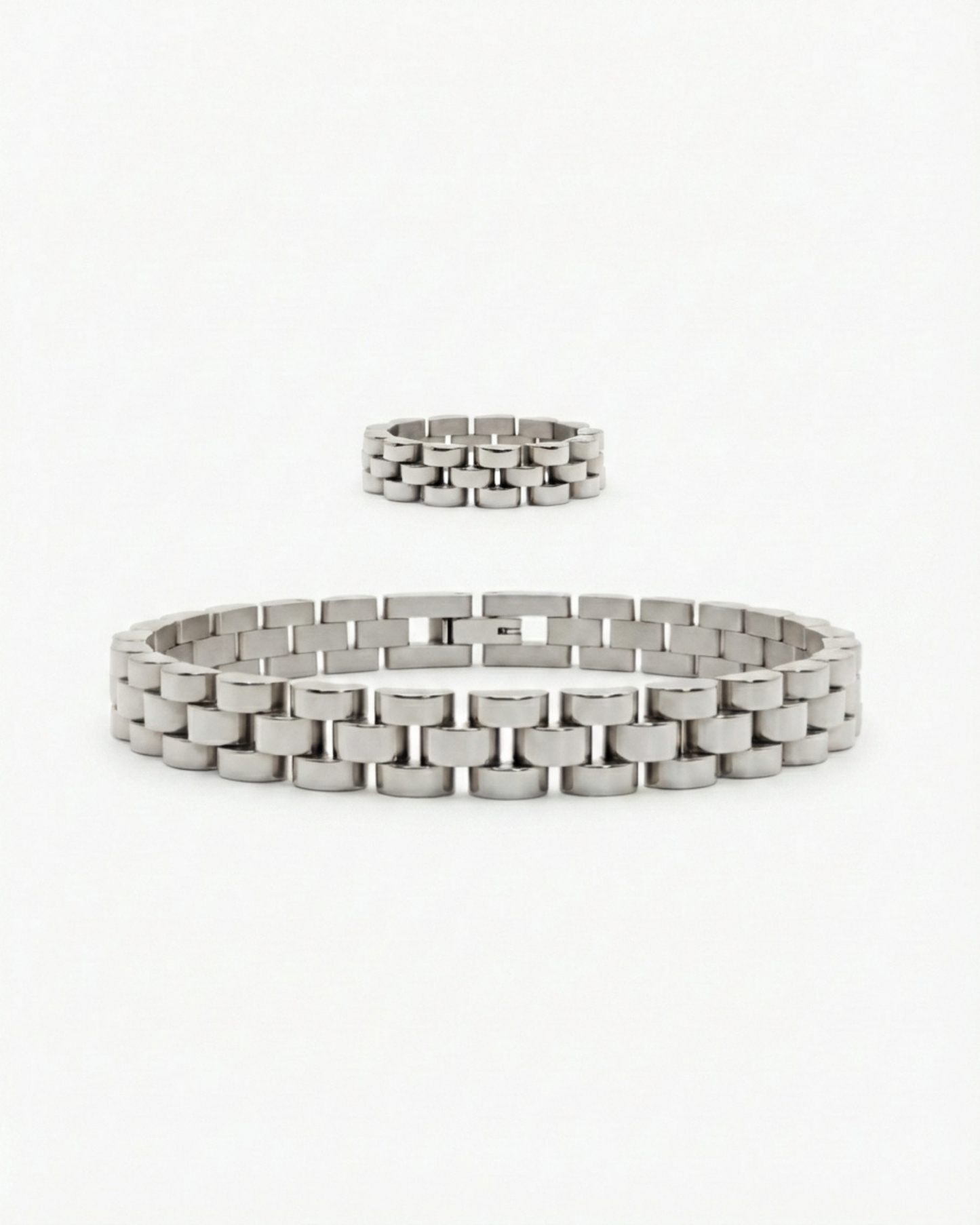 LINK SET - SILVER