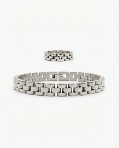 LINK SET - SILVER