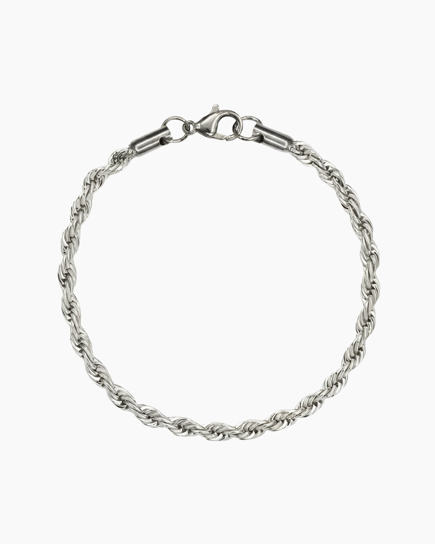CLEAN ROPE BRACELET - 3MM SILVER