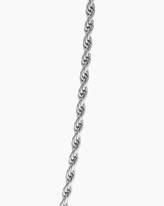 CLEAN ROPE CHAIN - 3MM SILVER