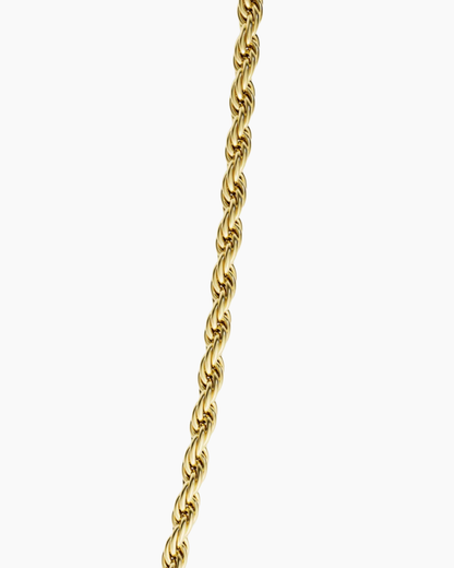 CLEAN ROPE CHAIN - 3MM GOLD