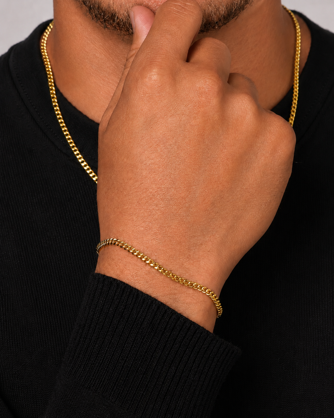 CUBAN CHAIN - 3MM GOLD