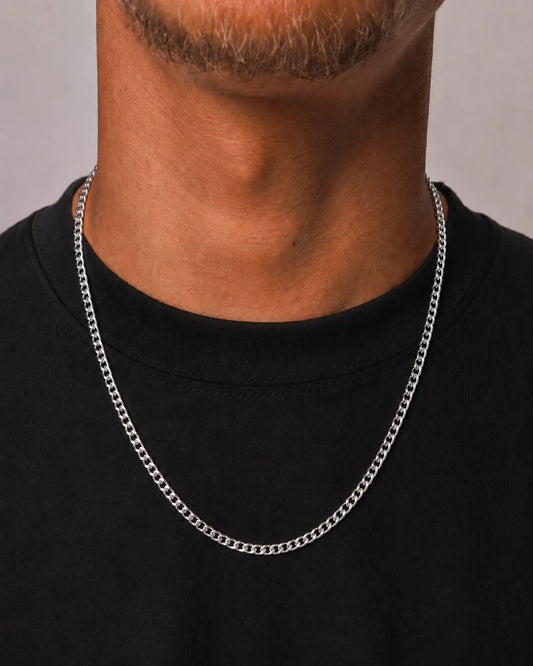CUBAN CHAIN - 3MM SILVER