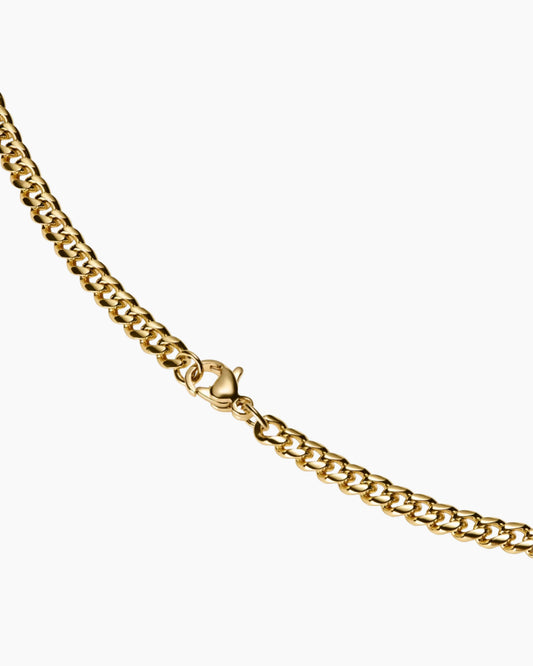 CUBAN CHAIN - 3MM GOLD
