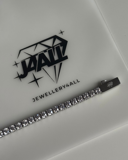 TENNIS BRACELET - 3MM SILVER image 4