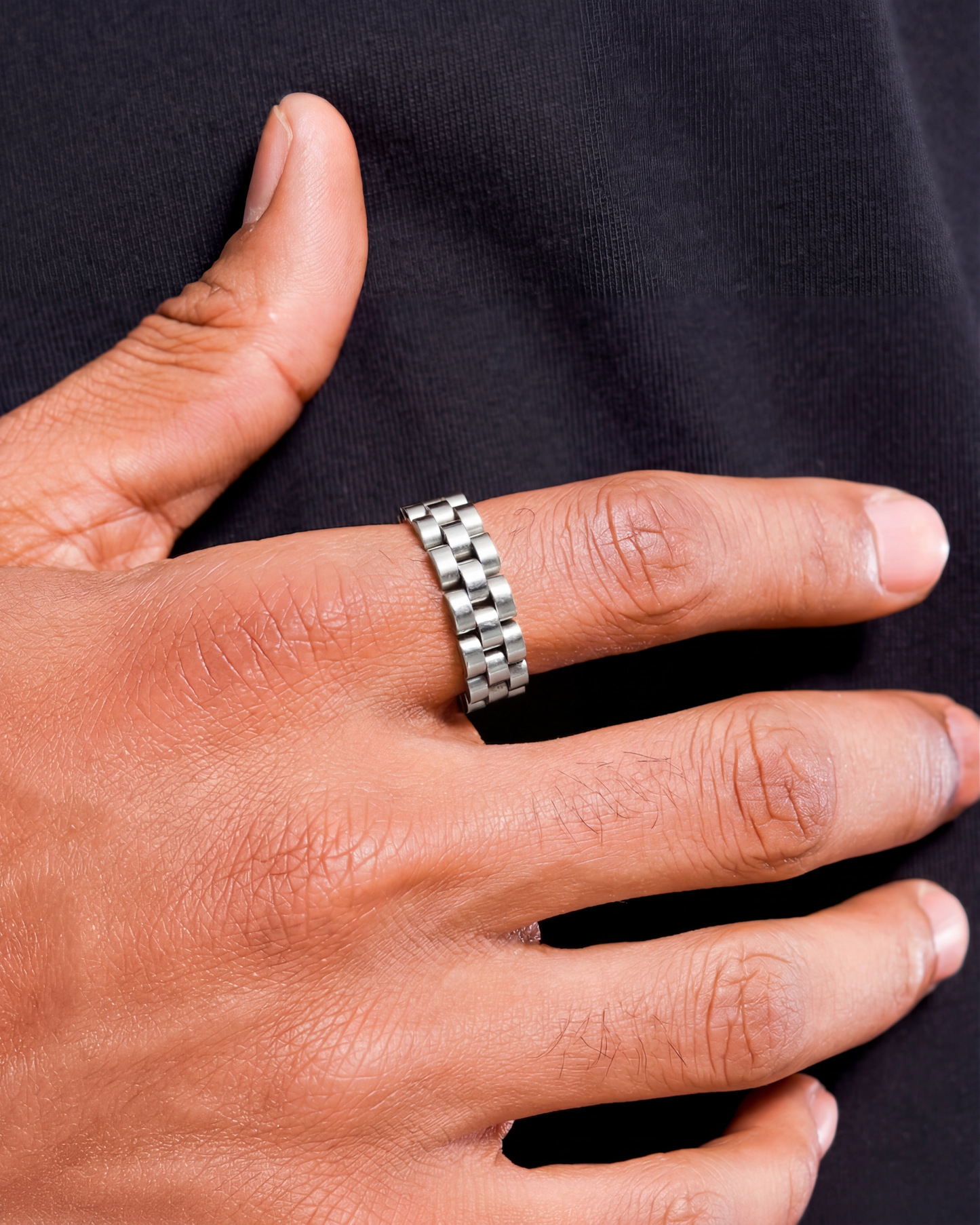 LINK RING - SILVER