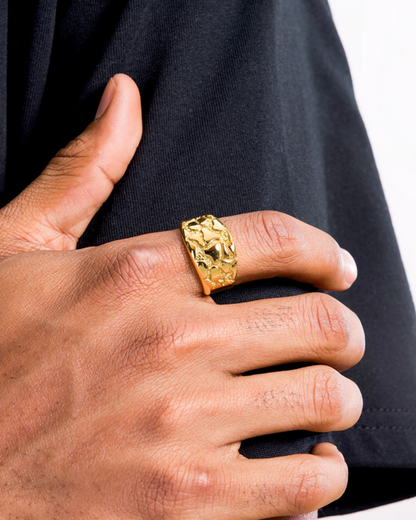 CLASSIC NUGGET RING - GOLD