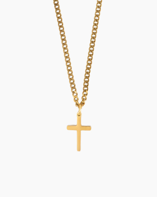 Gold cross chain product image