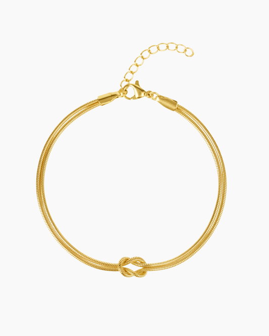 Gold eternal bracelet product photo