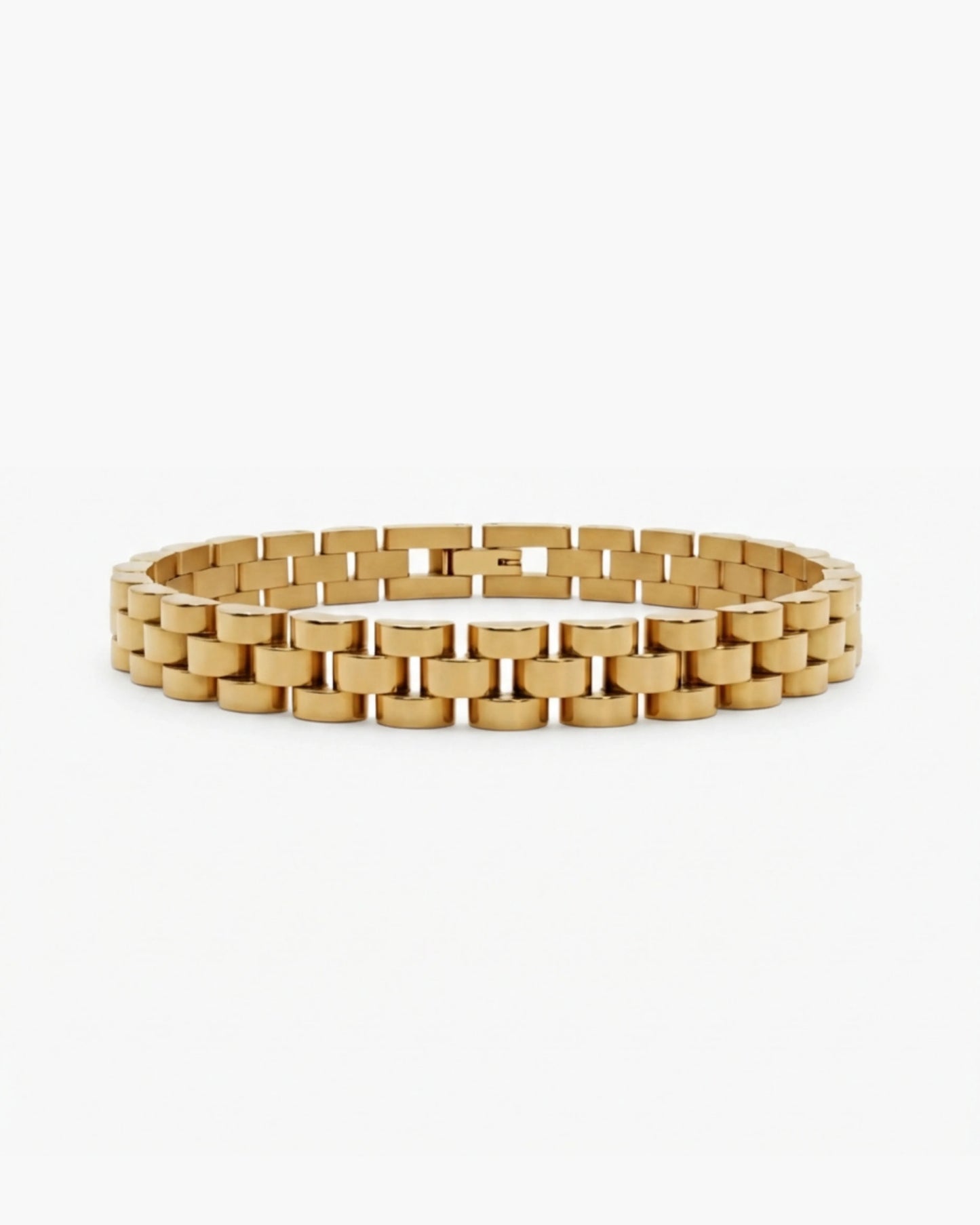 Gold link bracelet product image